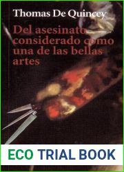 Del asesinato considerado como una de las bellas artes