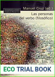 Las personas del verbo (filosofico) (Pensamiento Herder) (Spanish Edition)