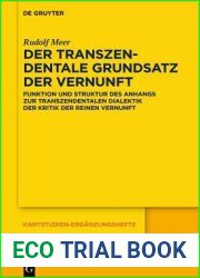 Der Transzendentale Grundsatz Der Vernunft: Funktion Und Struktur Des Anhangs Zur Transzendentalen Dialektik Der Kritik Der Reinen Vernunft