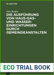 Die Ausfuhrung von Haus-Gas- und Wasser-Einrichtungen durch Gemeindeanstalten