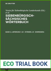 Siebenburgisch-Sachsisches Worterbuch : Band 2, Lieferung 1
