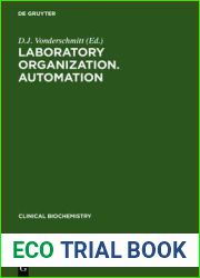 Laboratory Organization. Automation (Clinical Biochemistry)