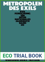 Metropolen des Exils (Exilforschung, 20) (German Edition)