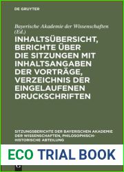 Inhaltsubersicht, Berichte uber die Sitzungen mit Inhaltsangaben der Vortrage, Verzeichnis der eingelaufenen Druckschriften