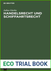 Handelsrecht und Schiffahrtsrecht (German Edition)