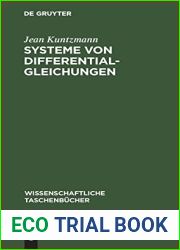 Systeme von Differentialgleichungen (Wissenschaftliche Taschenbucher, 71) (German Edition)