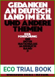 Gedanken an Deutschland im Exil und andere Themen (Exilforschung, 3) (German Edition)