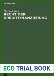 Recht der Kreditfinanzierung (German Edition)