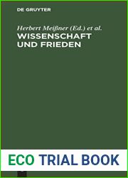 Wissenschaft und Frieden (German Edition)