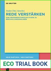 Rede verstarken: Eine medienrhetorische Studie zu Beschallungsanlagen (neue rhetorik new rhetoric 35) (German Edition)