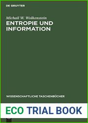 Entropie und Information (Wissenschaftliche Taschenbucher, 306) (German Edition)