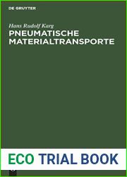 Pneumatische Materialtransporte: Unter besonderer Berucksichtigung der Spaneabsauge-Anlagen (German Edition)