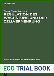 Regulation des Wachstums und der Zellvermehrung (Wissenschaftliche Taschenbucher, 283) (German Edition)