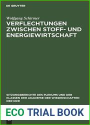 Verflechtungen zwischen Stoff- und Energiewirtschaft (Sitzungsberichte des Plenums und der Klassen der Akademie der Wissenschaften der DDR, 1972, 8) (German Edition)