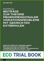 Beitrage zur Theorie mehrdimensionaler Variationsprobleme mit geknickten Extremalen (Berichte uber die Verhandlungen der Sachsischen Akademie der … Klasse, 102, 5) (German Edition)