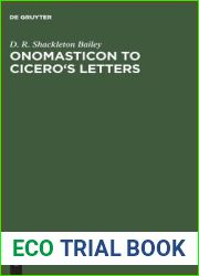 Onomasticon to Cicero|s Letters