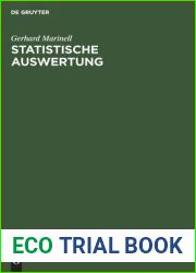 Statistische Auswertung (German Edition)
