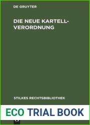 Die Neue Kartellverordnung