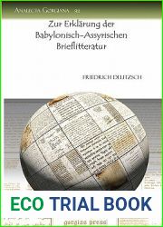 Zur Erklarung Der Babylonisch-Assyrischen Brieflitteratur (Analecta Gorgiana) (German Edition)