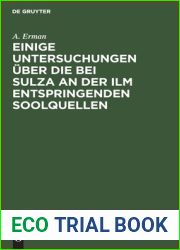 Einige Untersuchungen uber die bei Sulza an der Ilm entspringenden Soolquellen (German Edition)