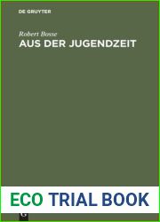 Aus Der Jugendzeit: Erinnerungen