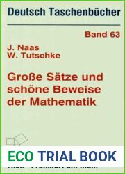 Grosse Satze und schone Beweise der Mathematik