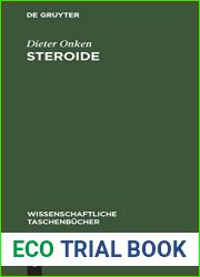 Steroide: Zur Chemie und Andwendung (Wissenschaftliche Taschenbucher, 92) (German Edition)