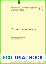 Deutsch Von Aussen (Jahrbuch des Instituts fur Deutsche Sprache, 2002) (German Edition)