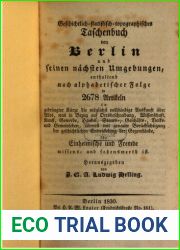 Geschichtlich-statistisch-topographisches von Berlin und seinen nachsten Umgebungen