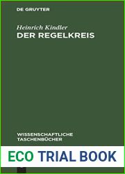 Der Regelkreis (Wissenschaftliche Taschenbucher, 106) (German Edition)