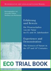BAND 14 Erfahrung und Beweis. Die Wissenschaften von der Natur im 13. und 14. Jahrhundert