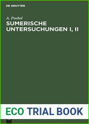 Sumerische Untersuchungen I, II (German Edition)