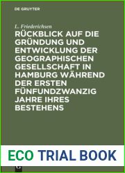 Ruckblick auf die Grundung und Entwicklung der Geographischen