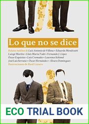 Lo que no se dice (Spanish Edition)