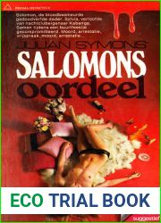 Salomons oordeel (Dutch Edition)