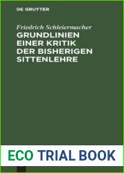 Grundlinien einer Kritik der bisherigen Sittenlehre (German Edition)