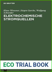 Elektrochemische Stromquellen (German Edition)