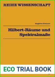 Hilbert-Raume und Spektralmasse (Reihe Wissenschaft) (German Edition)