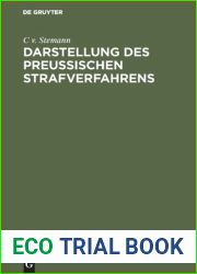 Darstellung des preussischen Strafverfahrens