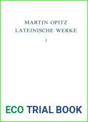 Lateinische Werke : Band 1 1614-1624