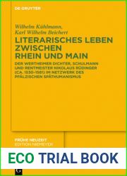 Literarisches Leben zwischen Rhein und Main: Der Wertheimer Dichter, Schulmann und Rentmeister Nikolaus Rudinger (ca. 1530-1581) im Netzwerk des … (Fruhe Neuzeit, 240) (German Edition)