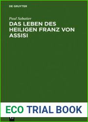 Das Leben des heiligen Franz von Assisi (German Edition)