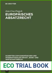 Europaisches Absatzrecht