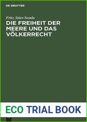 Die Freiheit der Meere und das Volkerrecht (German Edition)