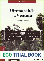 Ultima salida a Ventura (Spanish Edition)
