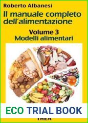 Modelli alimentari (Il manuale completo dell|alimentazione Vol. 3)