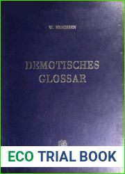 Demotisches Glossar