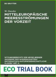 Mitteleuropaische Meeresstromungen der Vorzeit (Sitzungsberichte der Heidelberger Akademie der Wissenschaften Abt. A. Mathematisch-physikalische Wissenschaften, 1923,1) (German Edition)