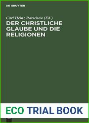 Der christliche Glaube und die Religionen: Hauptvortrage des Evangelischen Theologen-Kongresses Wien 26.-30. September 1966 (German Edition)