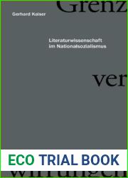 Grenzverwirrungen - Literaturwissenschaft im Nationalsozialismus (German Edition)